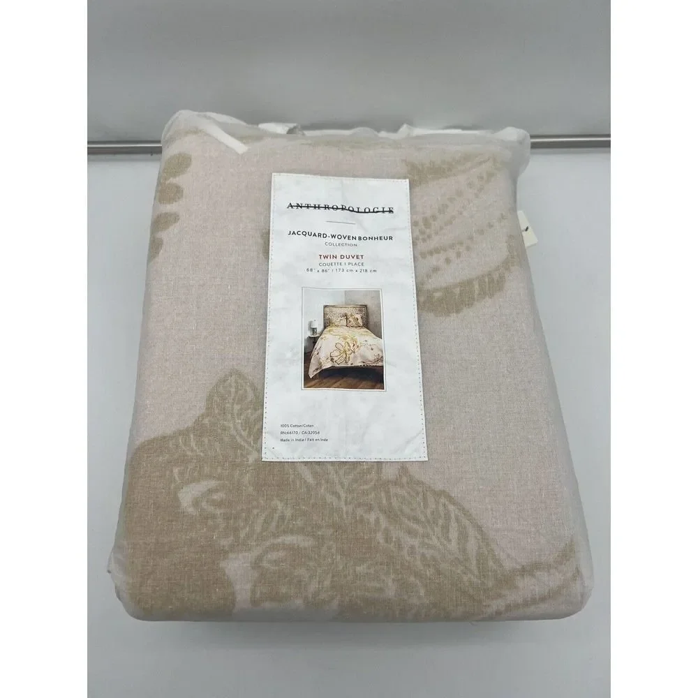 Anthropologie Porte Bonheur Duvet Cover Twin